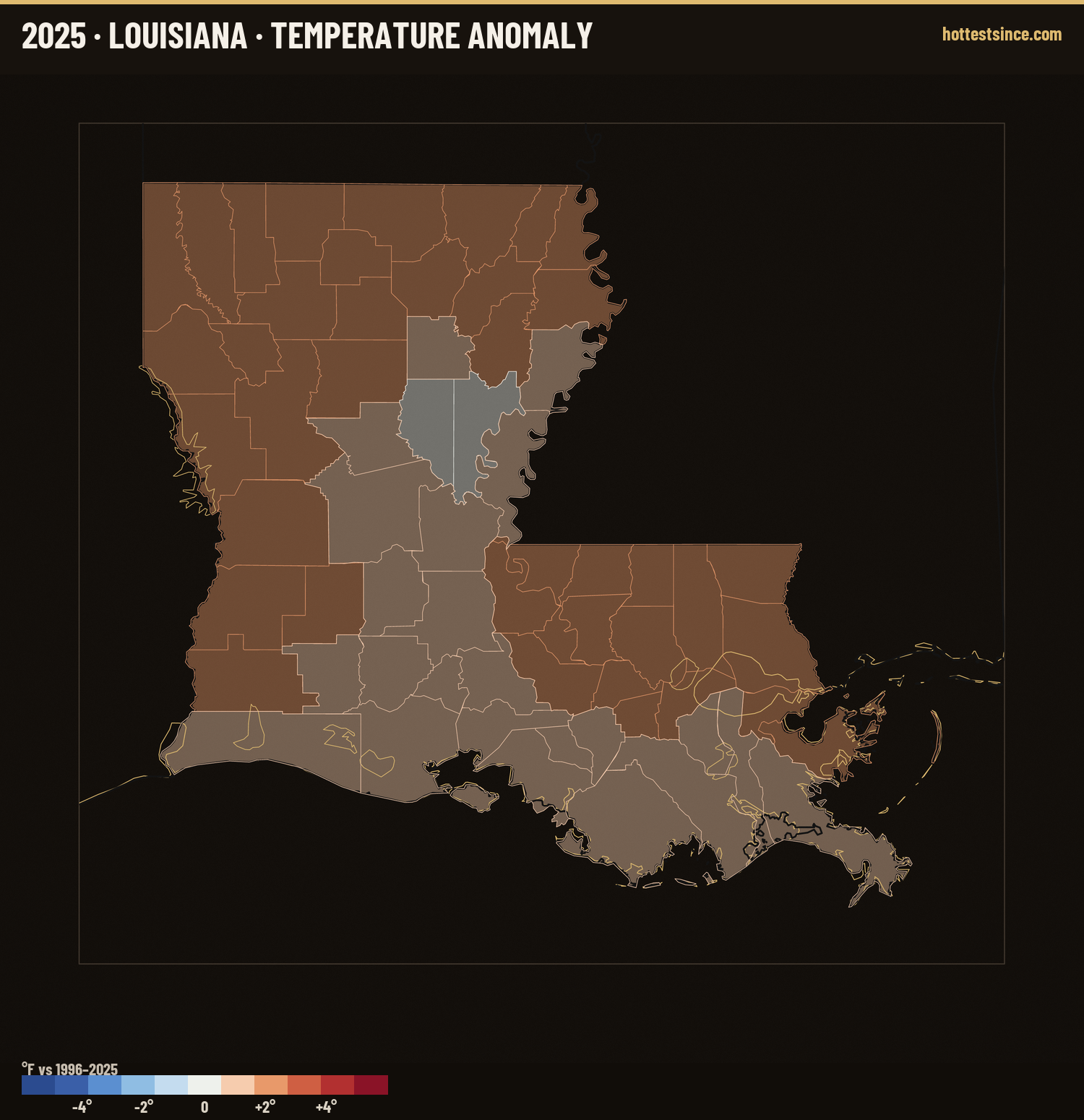 Where 2025 Ran Warm &amp; Cool