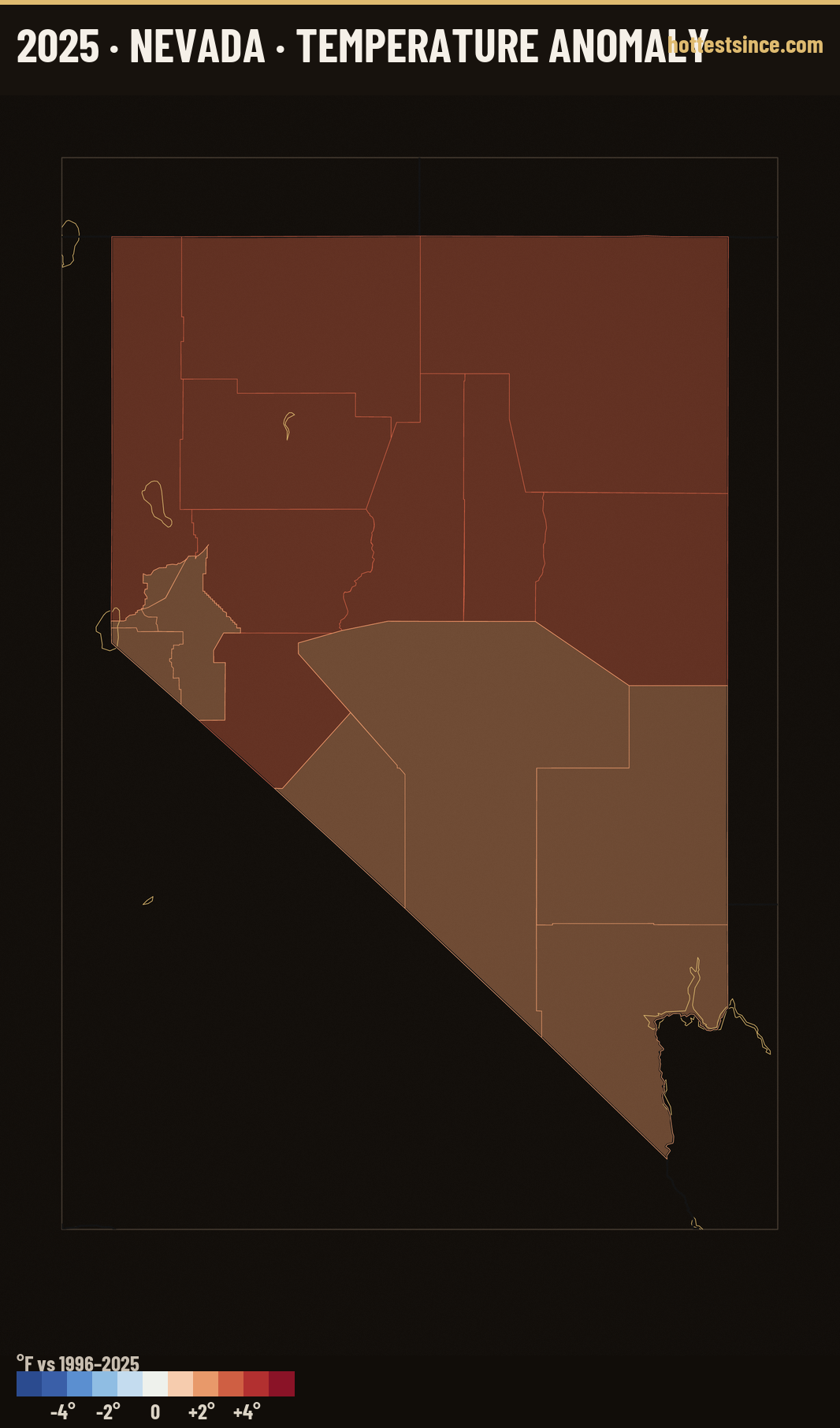 Where 2025 Ran Warm &amp; Cool