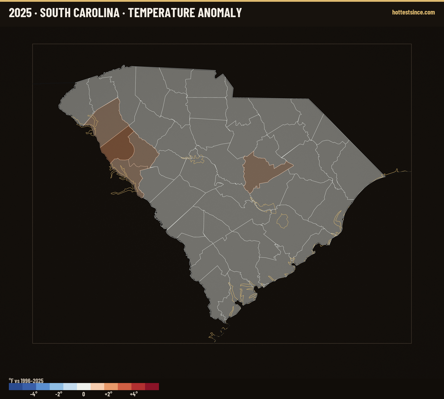 Where 2025 Ran Warm &amp; Cool