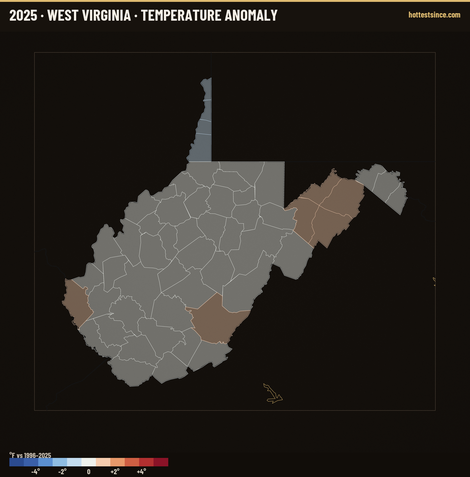 Where 2025 Ran Warm &amp; Cool