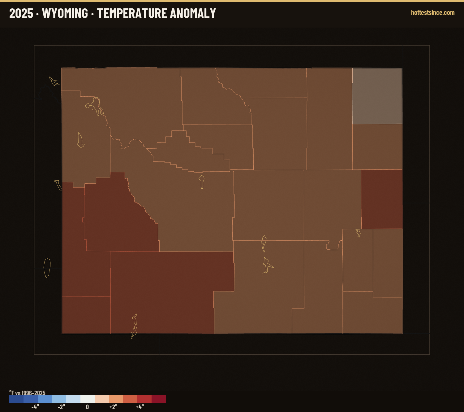 Where 2025 Ran Warm &amp; Cool